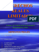 Derechos Reales Limitados