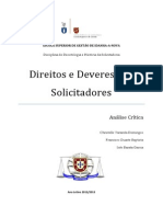 Direitos e Deveres Dos Solicitadores - Versão Final PDF