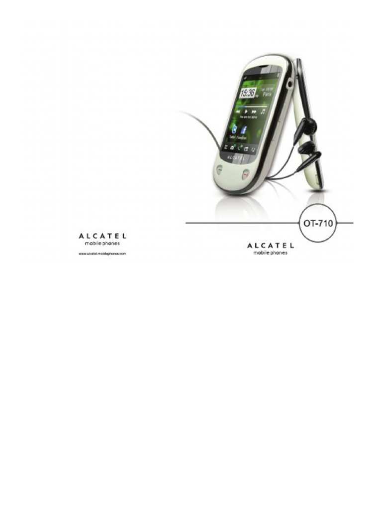 Alcatel Ot 710a User Guide Pdf