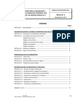 Instrucciones para la realización y empleo de registros de infraestructura ferroviaria