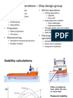 Marine Operations Ship Design Group