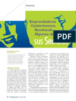 Dialnet EmprendedoresCostarricensesRevelandoAlgunosDeSusSe 3200524 PDF