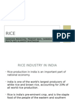 Rice Industry(Component I) - Business Environment