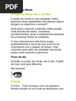 O Poder Da Mente