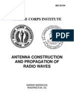 Antenna Construction and Propagation of Radio Waves