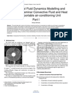 Computational Fluid Dynamics Modelling and Simulation of Laminar Convective Fluid