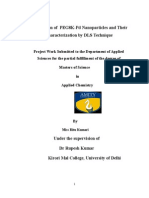 Preparation of PEG8K-Pd Nanoparticles and Their Characterization by DLS Technique