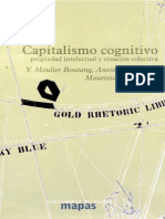 Capitalismo Cognitivo-propiedad Intelectual y Creacion Colectiva