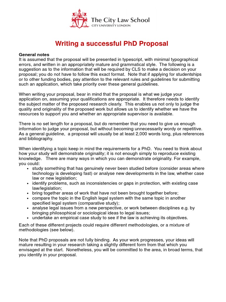 how to make a phd proposal