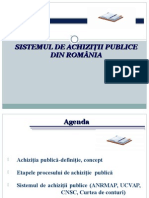 Sistemul de Achizitii Publice in Romania