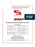 SNAP 2015 Bulletin