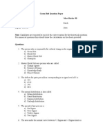 Green Belt Question Paper