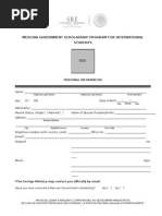 Mexico Application Form 2015