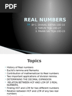 Real Numbers