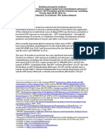 Bernard EJ. Building persuasive evidence How can the social sciences support global anti-criminalisation advocacy? Working paper prepared for ‘HIV Prevention and the Criminal Law’ workshop, Toronto April 26-28, 2013