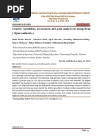 Download Genetic variability association and path analysis in mung bean Vigna radiata L by International Network For Natural Sciences SN272632532 doc pdf