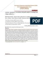 Genetic Variability, Association and Path Analysis in Mung Bean (Vigna Radiata L.)