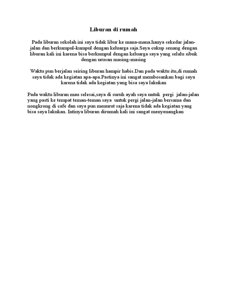 Pengalaman Saat Liburan Bersama Keluarga Rismax