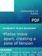 Divergent Boundary and Transform Fault Boundary