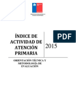 Orientaciones Tecnicas IAAPS 2015