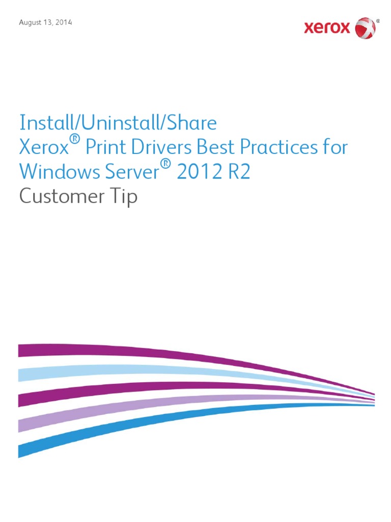 Install Uninstall Share Xerox Device Driver Microsoft Windows