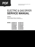 LG Electric and Gas Dryer Service Manual