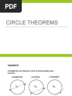 Circle Theorems 1