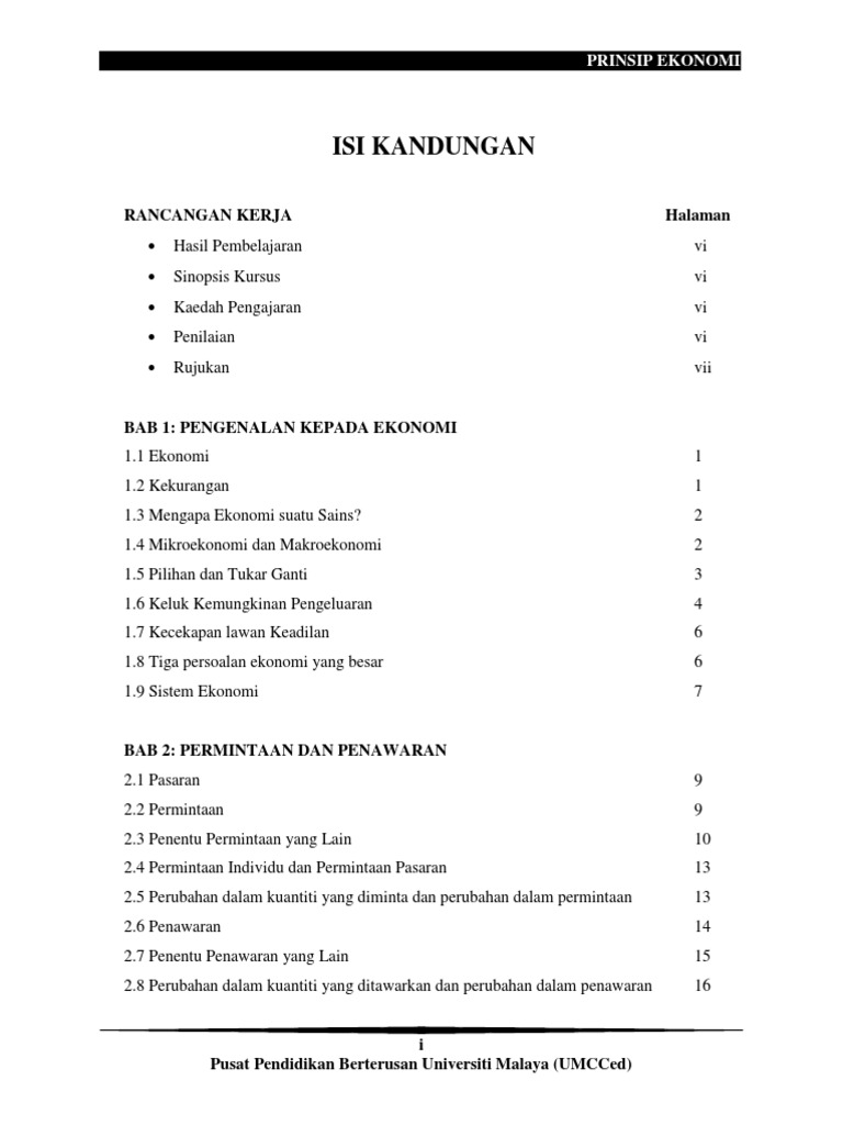 Uesa1103 Prinsip Ekonomi Pdf
