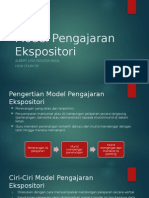 Model Pengajaran Ekspositori