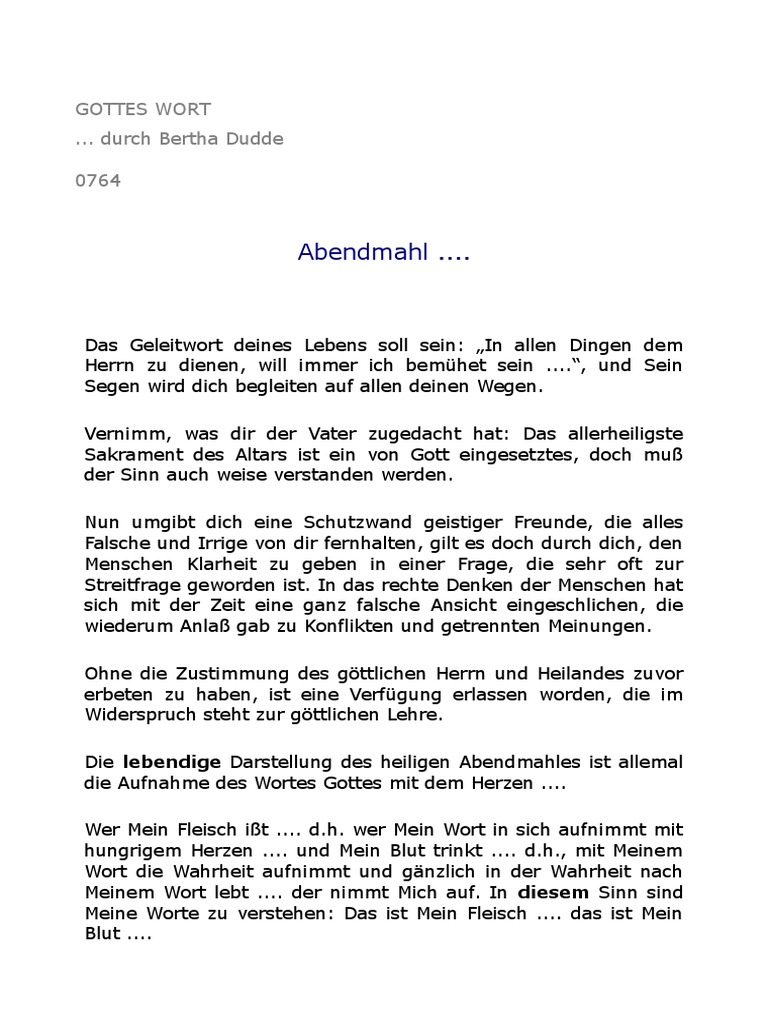 0764 Abendmahl - 