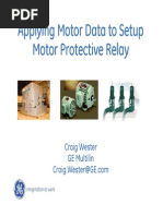 Motor Protective Settings