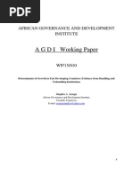 Determinants of Growth in Fast Developing Countries. Evidence From Bundling and Unbundling Institutions