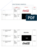 Guion Tecnico Grafico de Coca Cola