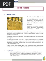 INDICE DE YODO