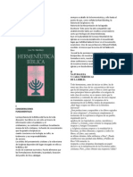 Resumen Del Libro de Jose M. Martinez Hermeneutica Biblica Por Héctor Pérez (Centro Esdras PDF