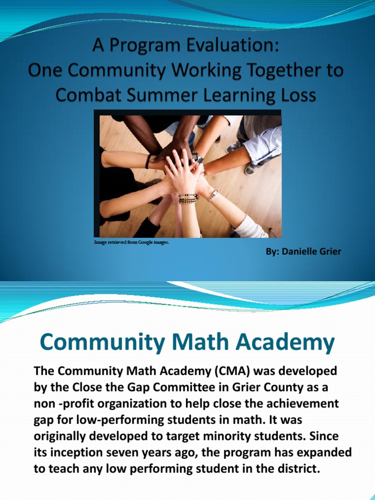 Cild Presentation - A Program Evaluation Grier | PDF | Fraction ...