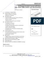 MBI5040 Preliminary Datasheet VA.00-En