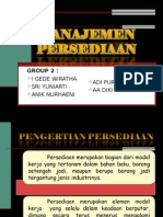 PPT MANAJEMEN PERSEDIAAN