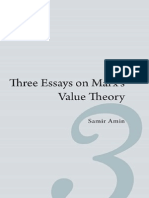 Samir Amin Three Essays On Marxs Value Theory PDF