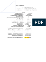 ASME B31.3 bend thickness calculation