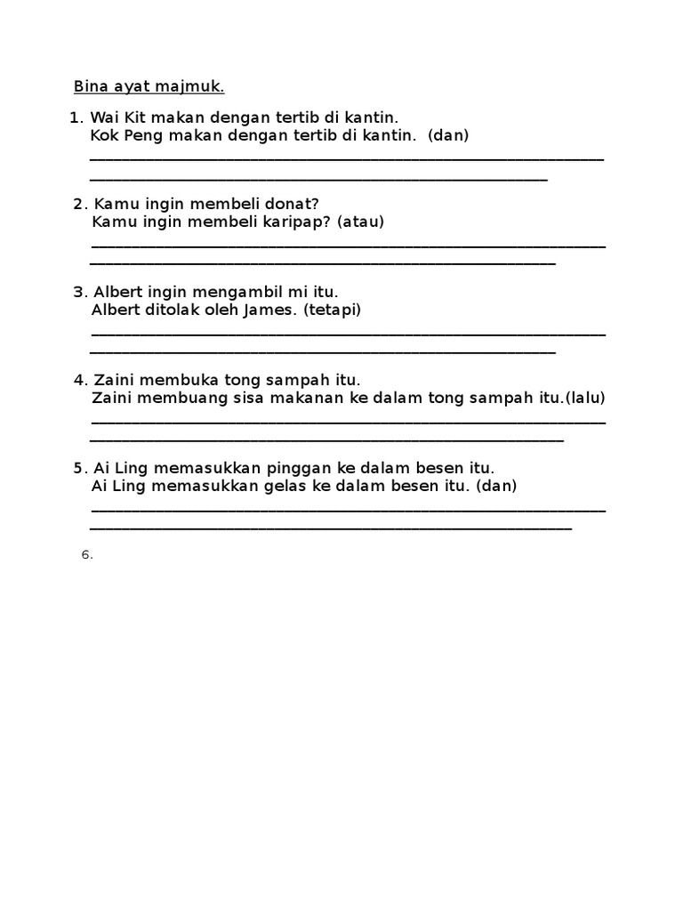 Bina Ayat Majmuk Pdf