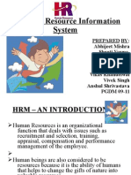 Human Resource Information System HRM