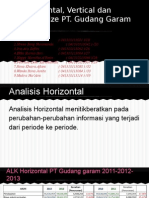 analisis horizontal dan vertikal