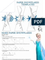 Frozen Activity Paper Snowflakes