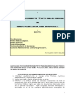 Manual de Procedimientos Semefo b.c.2004.2