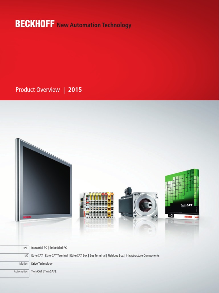 Beckhoff Products 2015 PDF Microsoft Windows Computer Hardware