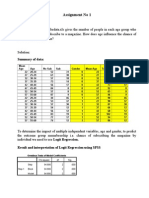 Assignment No 1: Summary of Data