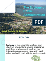 Report Ecology of Public Administration