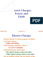 Electric Charges, Forces, and Fields: Fall 2008 Lecture 1-1 Physics 231