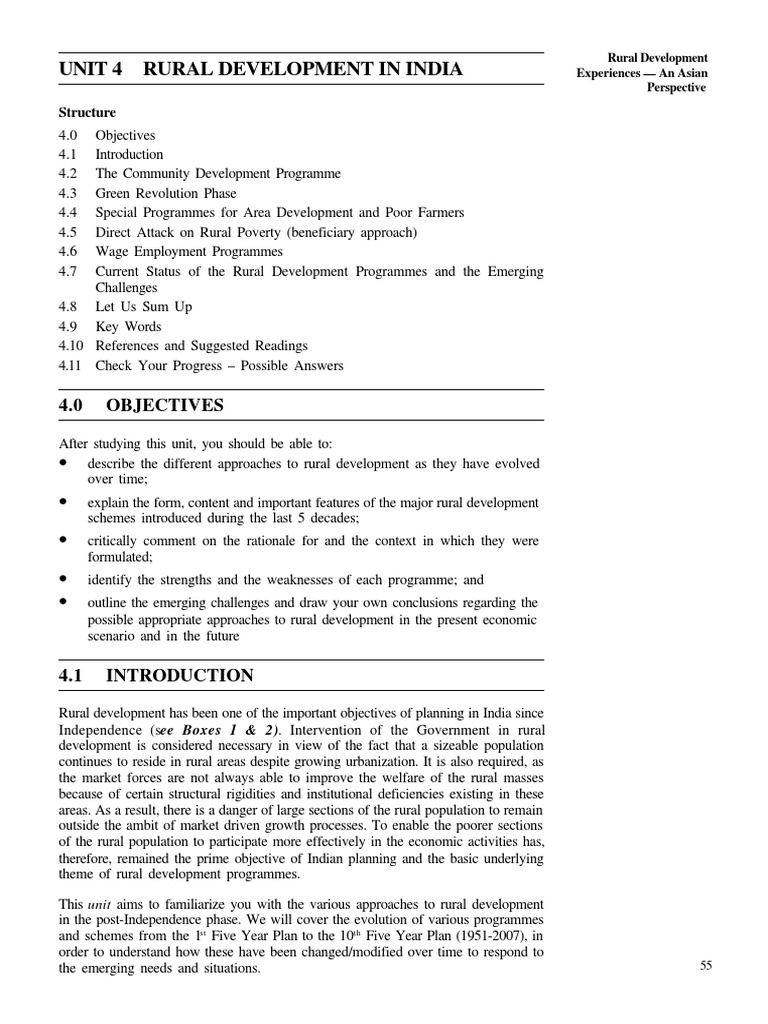 Rural Development Strategies in India | PDF | Green Revolution | Rice